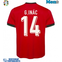 Portugal Goncalo Inacio #14 Replica Home Shirt Euro 2024 Short Sleeve